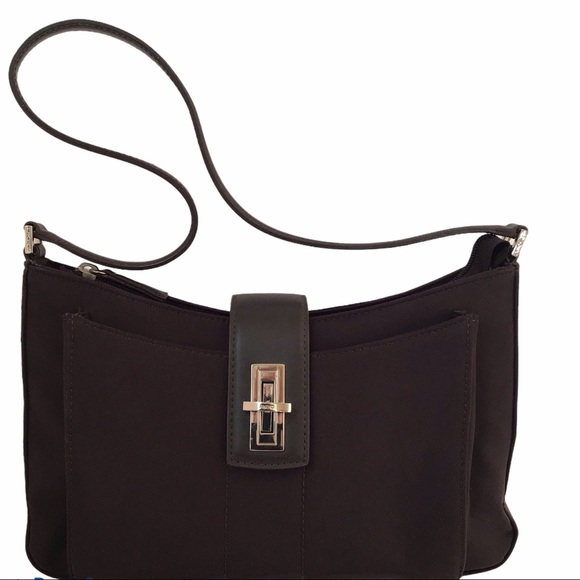 Dkny Handbags - 💙 DKNY  Black Leather Nylon  Bag